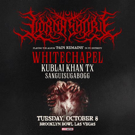 brooklyn lv|LORNA SHORE @ Brooklyn Bowl LV .